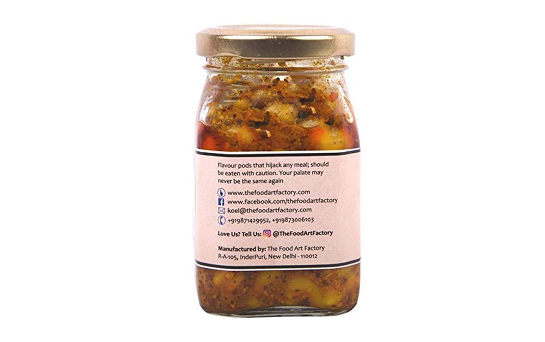 The Food Art Factory Garlic Pickle    Glass Jar  200 grams